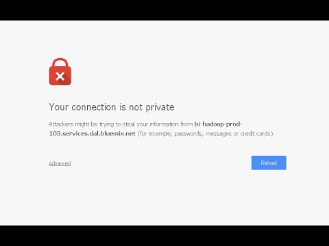 your connection is not private chrome fix